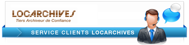 Locarchives Tiers Archiveur de Confiance - Service clients